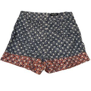 Fashion Union Navy and White Floral Shorts Sz M